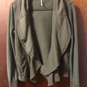 Free People Hooded Jacket Sweatshirt S